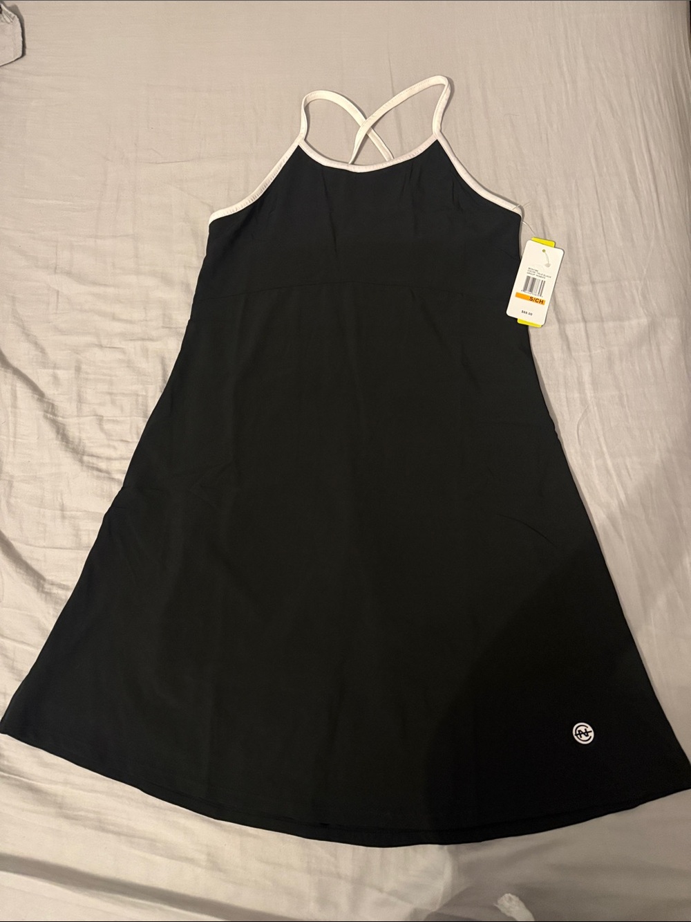 Nautica Black Dress with White Trim
